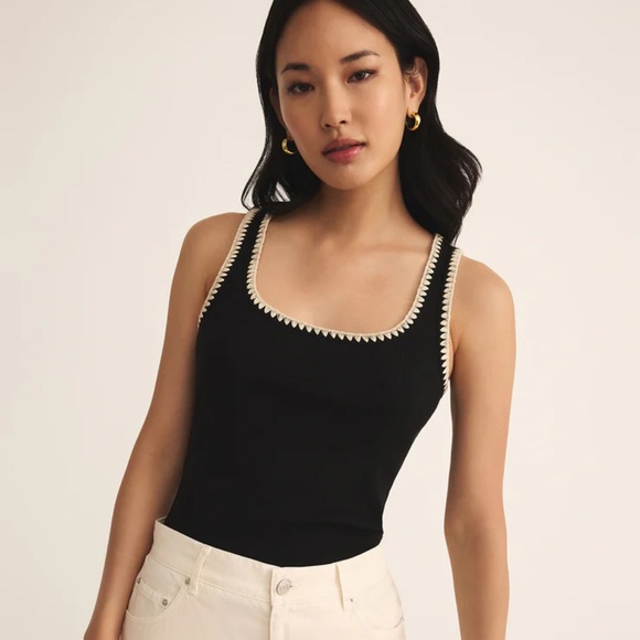 Z Supply JAIDYNN WHIPSTITCH RIB TANK - Picture 1 of 3
